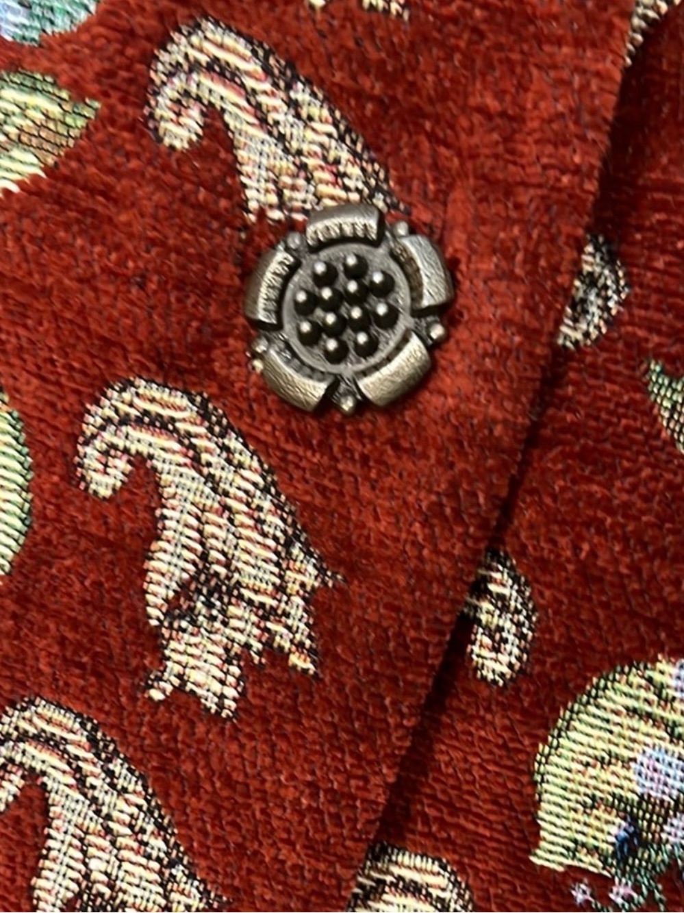 Soft Surroundings Embroidered Floral Coat - Picture 4 of 15